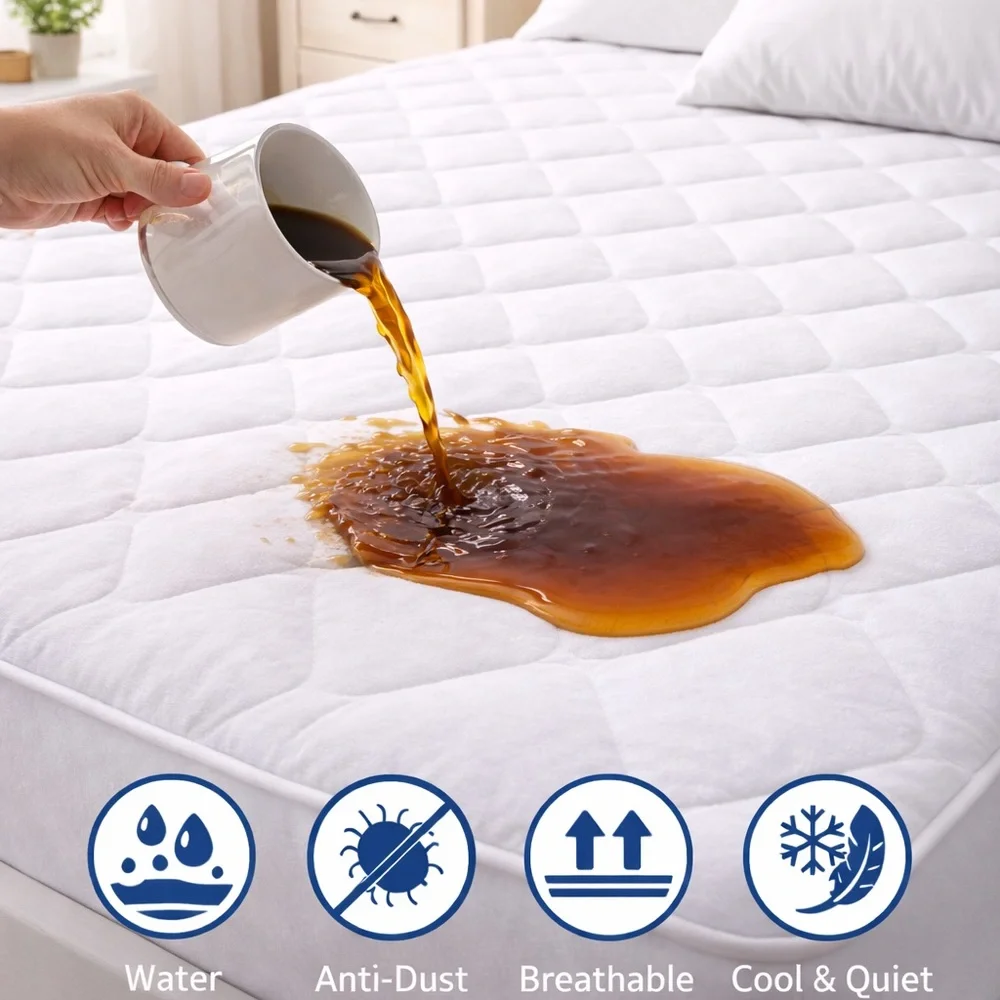 King Mattress Protector – 79x79x12 in – Soft Touch